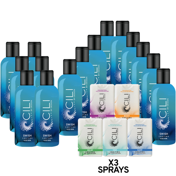 Cili Pro Pack Swish CBD mit Quickshot Sprays_Megesa
